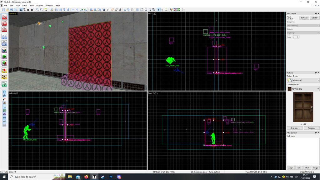 Wiki: Tutorial: Doors - TWHL: Half-Life and Source Mapping