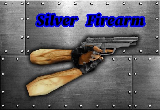 Silver Firearm