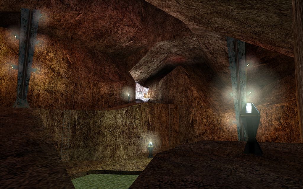 The underground caverns