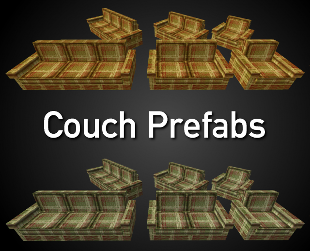 HL1 Style Couch Prefabs