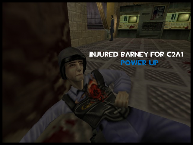 Injured Barney for c2a1 (Power Up)