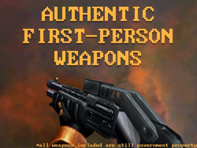Authentic First-Person Weapons
