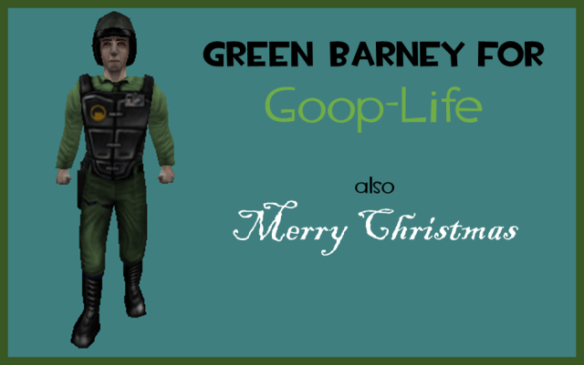 Green Barney for Goop Life (resource)