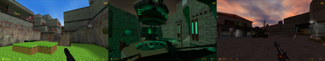 3 Half-Life Deathmatch maps