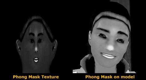 The PhongMask used on the Alyx model.